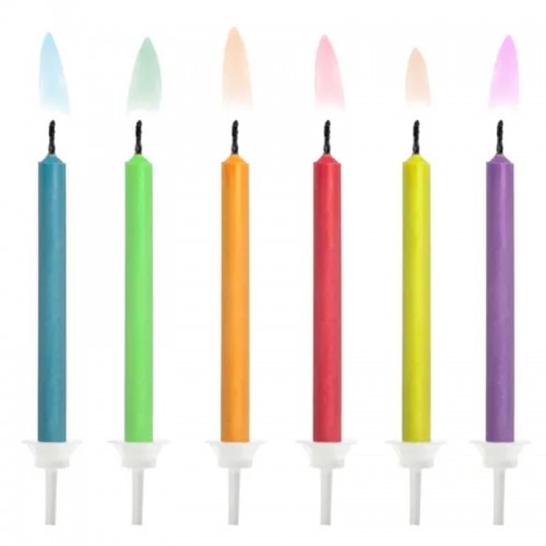 Velas Chama Colorida